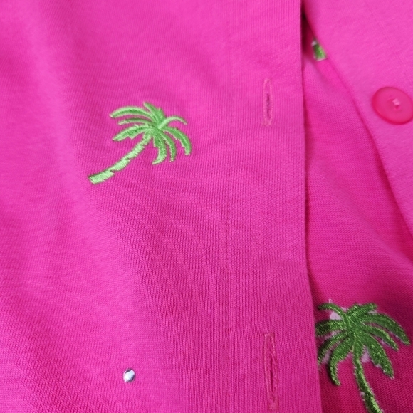 The Quacker Factory Women's Size Small Pink Cardigan Top - Picture 8 of 8